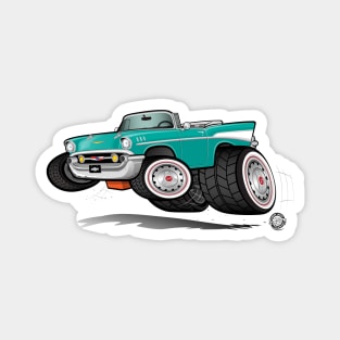 57 Bel Air Turquoise Magnet