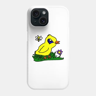 Yellow Chick and Bumble Bee 2 Phone Case