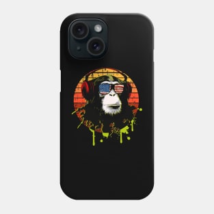 American Monkey DJ Phone Case