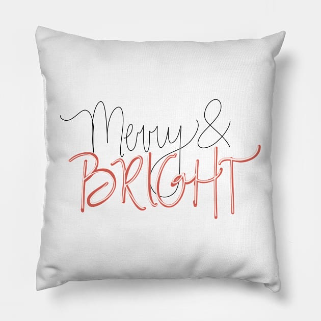 Merry and Bright Pillow by AlishaMSchil