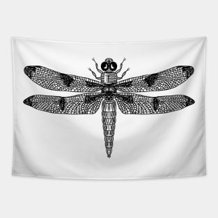 Dragonfly #1 - black version Tapestry