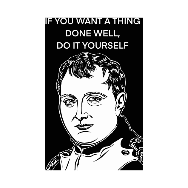 NAPOLEON quote .1 - ink portrait by lautir