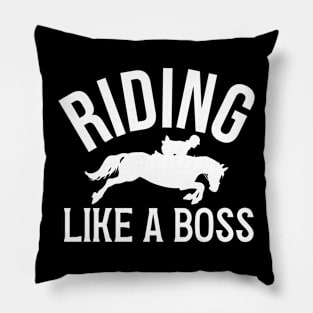 Horse Rider Quote Pillow