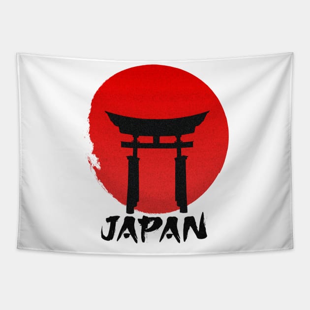 Japan Torii Gate Tapestry by VekiStore