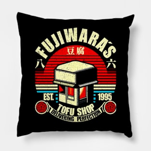 Fujiwara's Tofu Shop Retro Vintage Anime Pillow