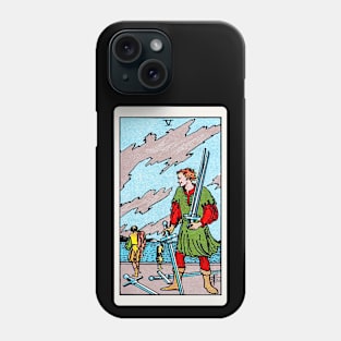 Card #54 - Five Of Swords - Rider Waite Smith Tarot Phone Case