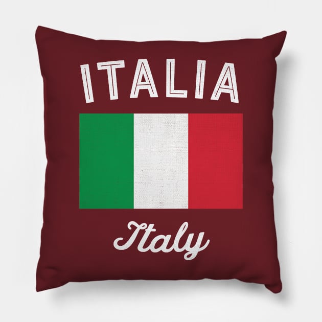 Italy Flag Pillow by phenomad