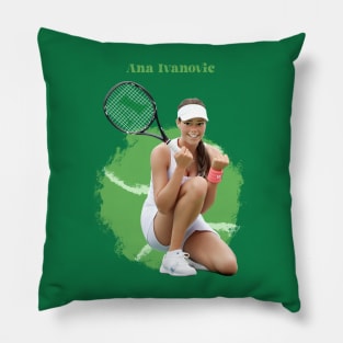 Ana Ivanovic cartoon Pillow