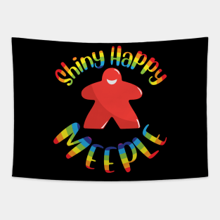 Shiny Happy Meeple Tapestry