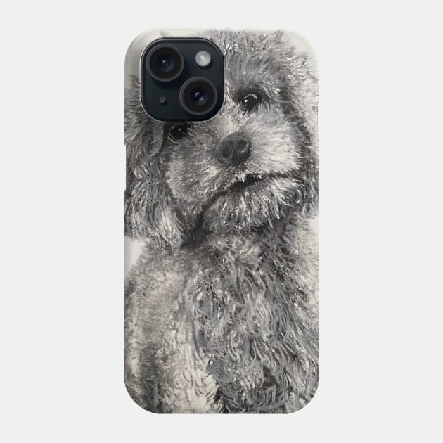 Pooch Sketch Phone Case by Wolf Cove Creations