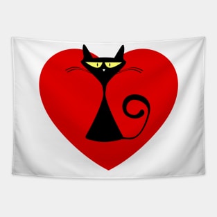 Lovers Cat Tapestry