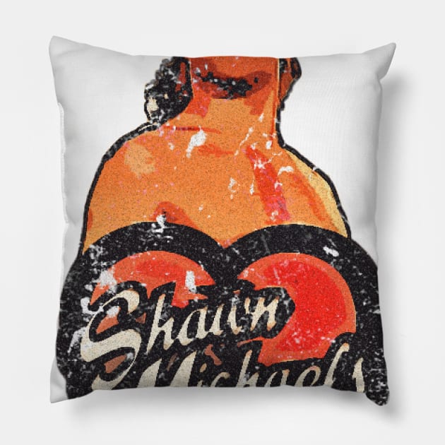 Shawn Michaels Pillow by Suva