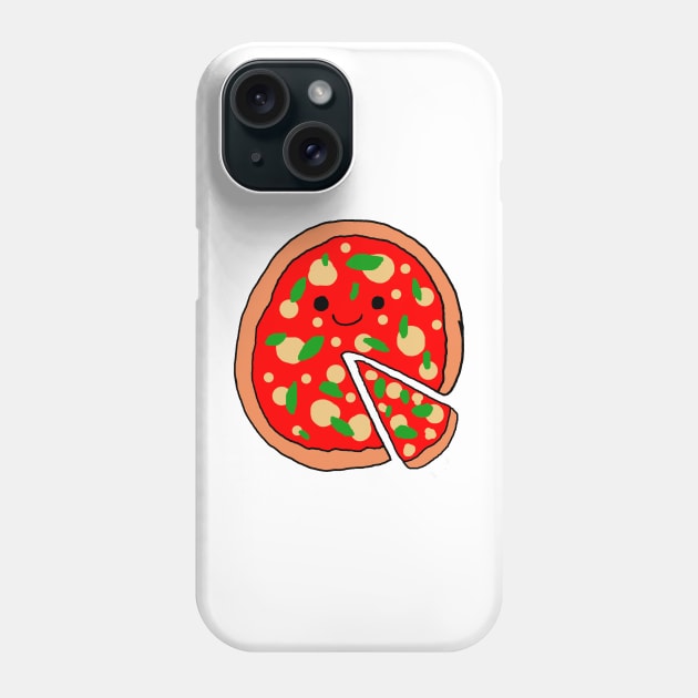 Cute Pizza Phone Case by jhsells98