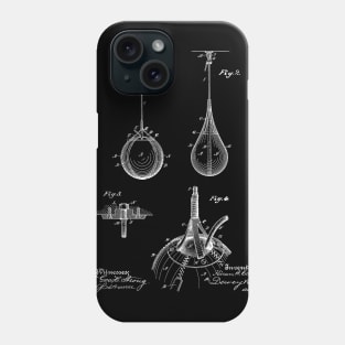 Striking Bag Vintage Patent Drawing Phone Case