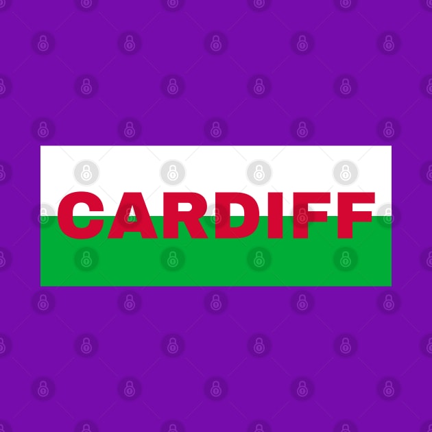 Cardiff City in Wales Flag by aybe7elf