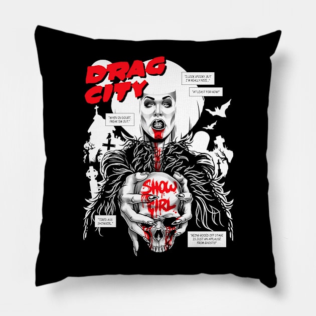 The Spook Pillow by DragCityComics