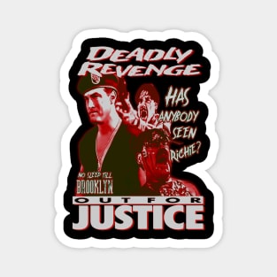 Out For Justice, Vintage Action, (Version 3) Magnet