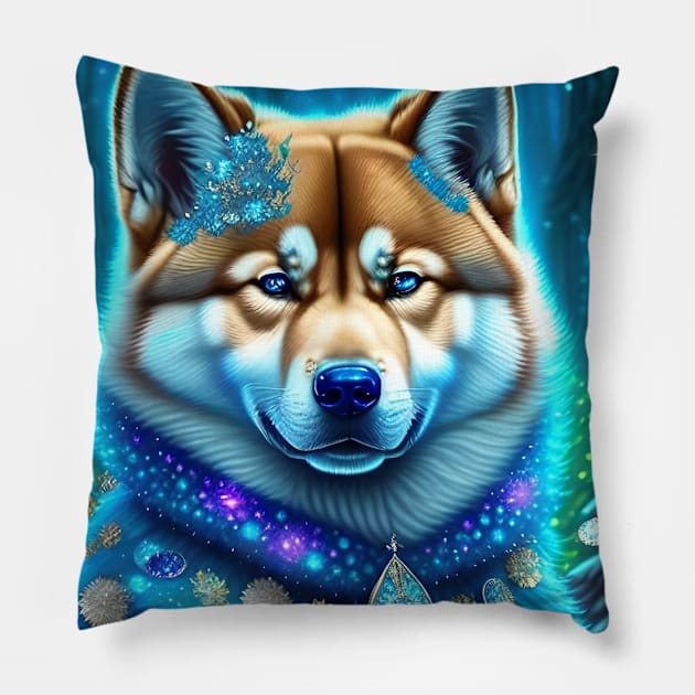 Gorgeous Shiba Pillow by Enchanted Reverie