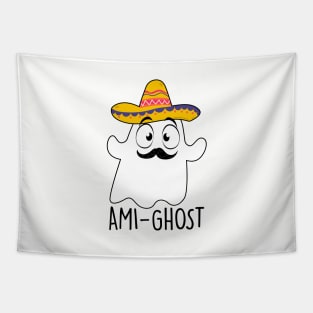 Ami-ghost Pun Tapestry