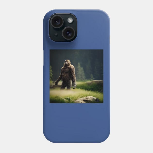 Sasquatch in Nature Phone Case by Grassroots Green