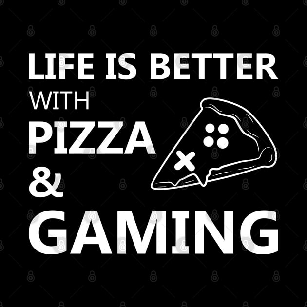 Life is better with pizza and gaming by abdelDes