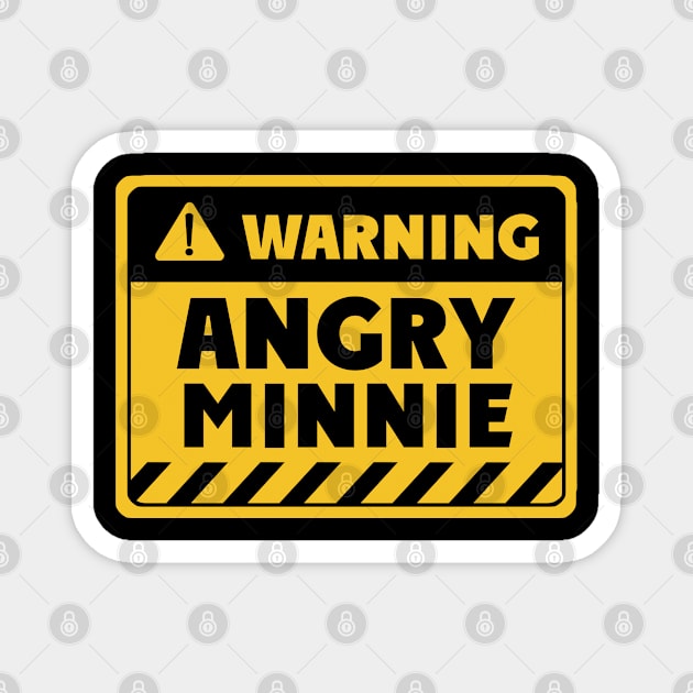 Angry Minnie Magnet by EriEri