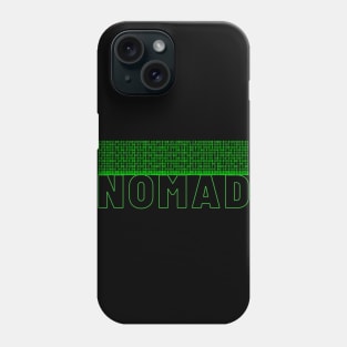 Digital Nomad Black Phone Case