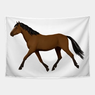 Bay horse Tapestry