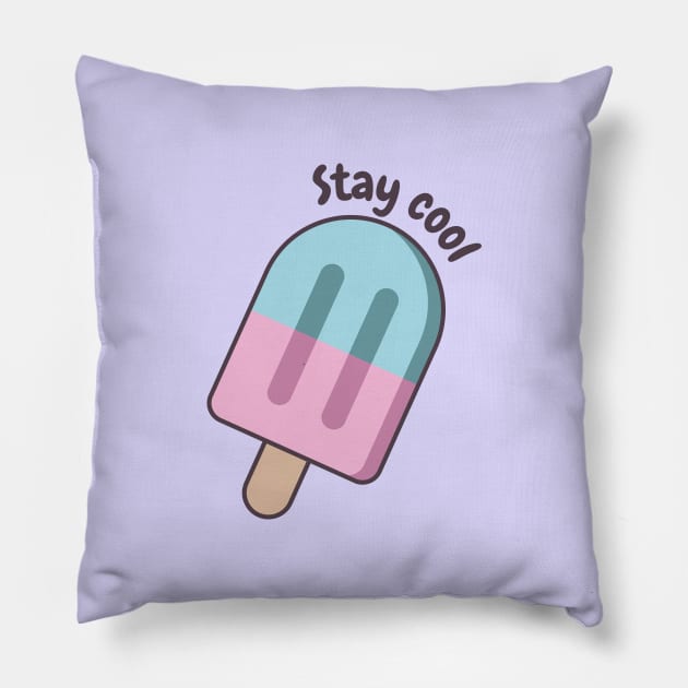 Ice Pop | Stay cool Pillow by OgyDesign