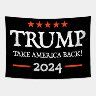 Trump 2024 Take America Back Tapestry