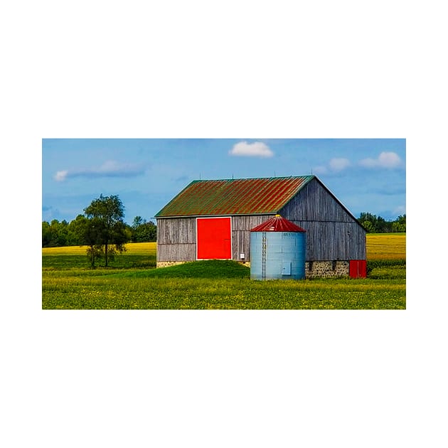 Barn with a Red Door by BrianPShaw