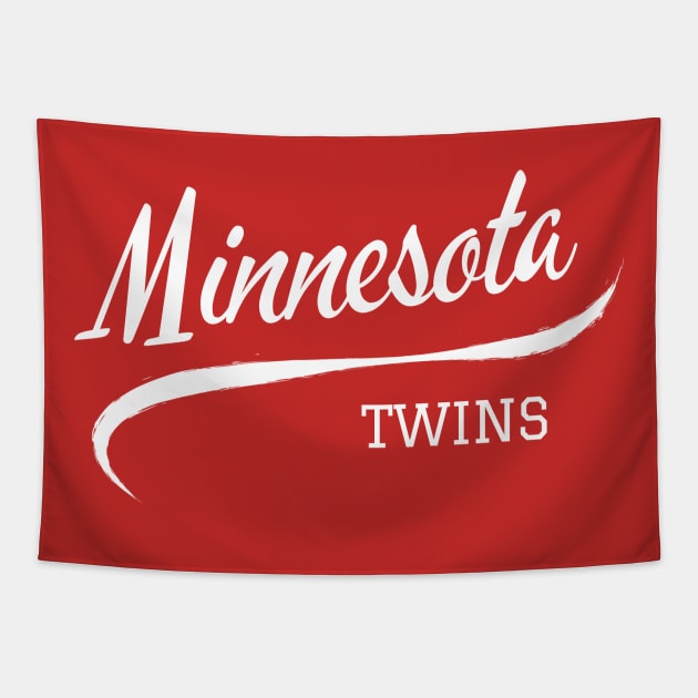 Minnesota Twins Wave Tapestry by CityTeeDesigns