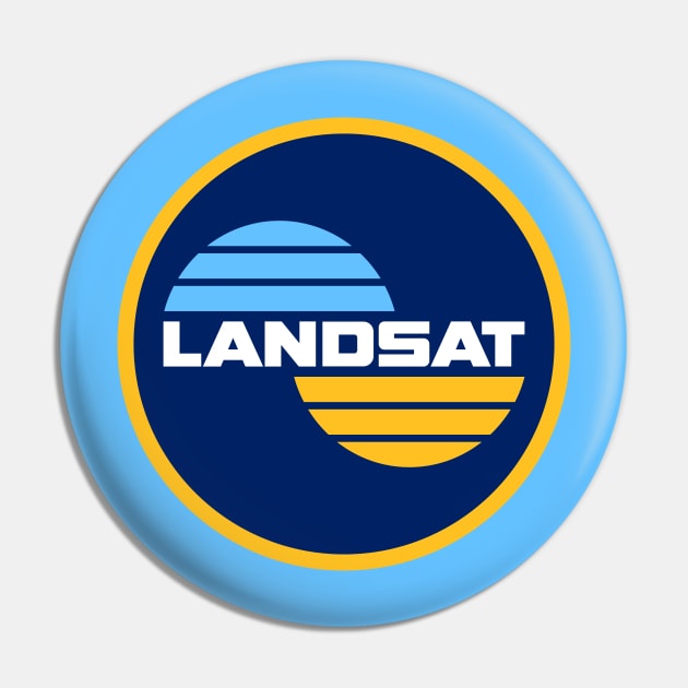 LandSat Seal Small Pin by Ekliptik