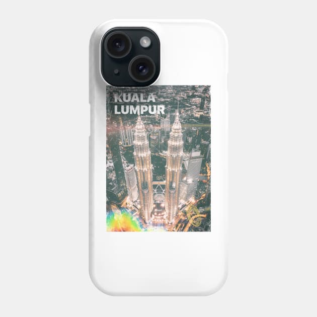 Vintage Kuala Lumpur Poster | Places of the World Phone Case by Visitify