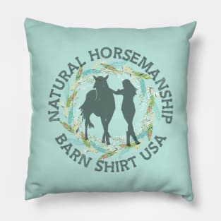 Natural Horsemanship Feathers - Barn Shirt USA Pillow