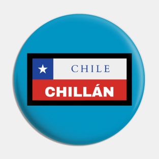 Chillán City in Chilean Flag Pin