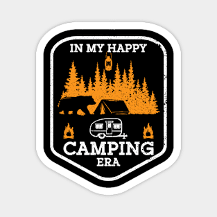 In My Happy Camping Era -Vintage Magnet