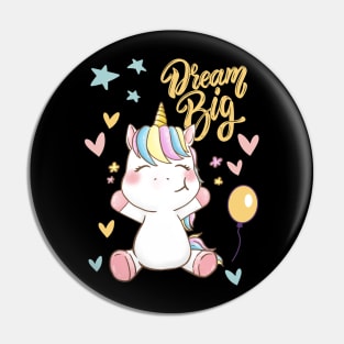 Sweet Unicorn Dream big Cute baby outfit great for kids toddlers baby shower Pin