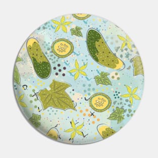 Cucumber Pattern Pin