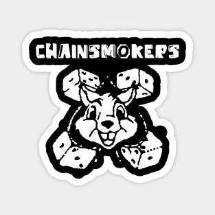 chainsmoker dice bunny Magnet
