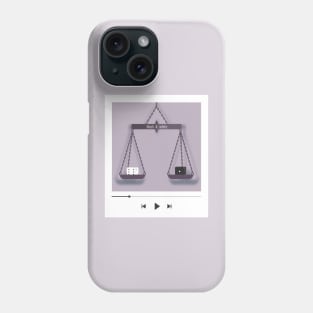13 - Black & White - "YOUR PLAYLIST" COLLECTION Phone Case