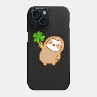 Cute Lucky Clover Sloth Phone Case