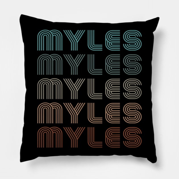 MYLES Pillow by Motiejus