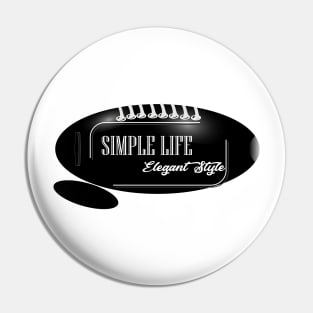 creative simple blackwhite Pin