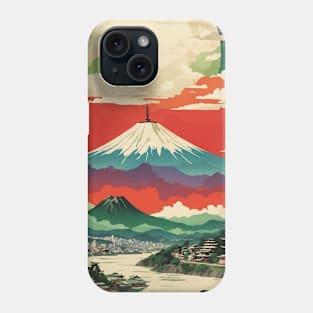 Kyoto Japan Starry Night Vintage Tourism Travel Phone Case