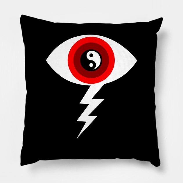 Yin Yang Eye Pillow by nankeedal