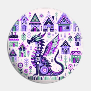 Dragon in the village Pin