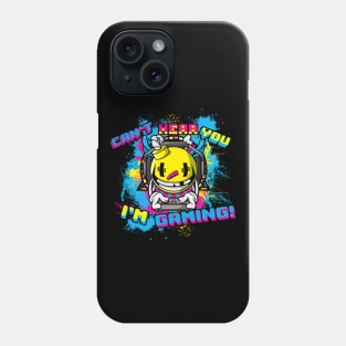 Can't Hear You I'm Gaming Funny Gamer Design With Headphones Phone Case