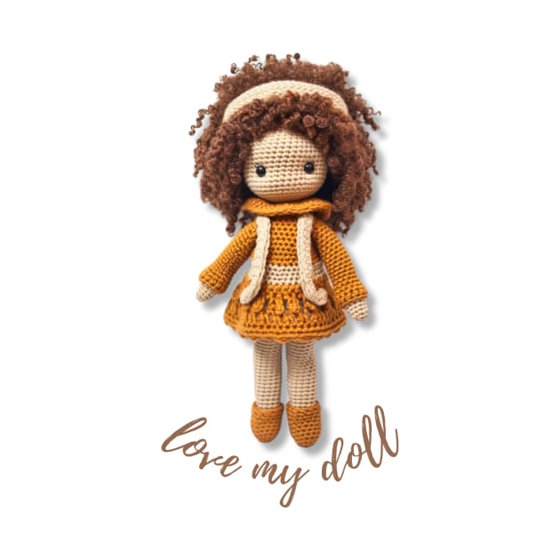 Handmade Wool Doll, Cozy and Cute - design 9 by a4mbs