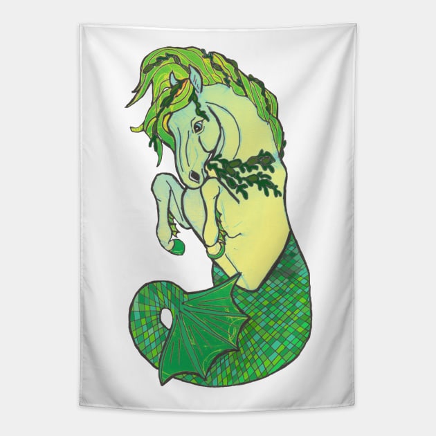 Mermaid Horse Tapestry by Shyflyer